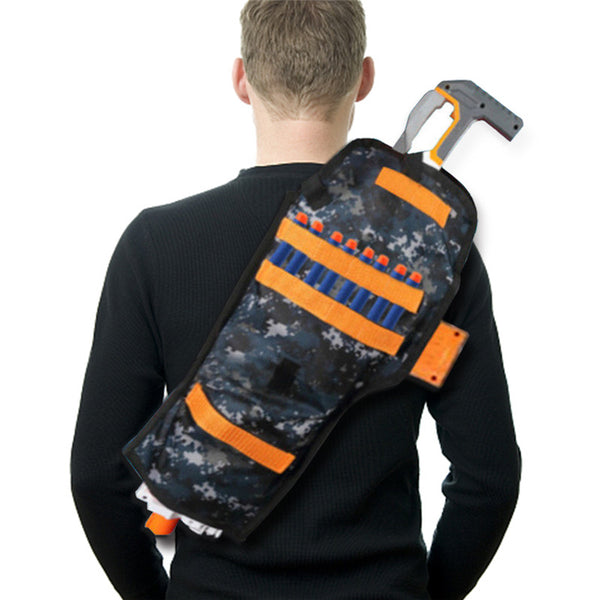 Back Pocket Backpack with Adjustable Shoulder Strap for Nerf